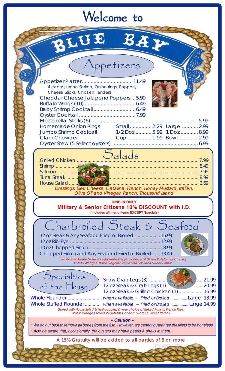 Blue Bay Seafood Of Gaffney - Gaffney, SC