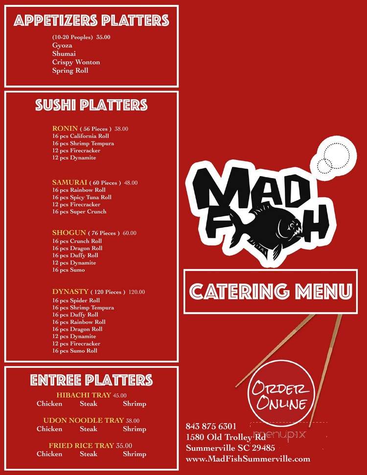 Mad Fish Sushi & Hibachi Grill - Summerville, SC