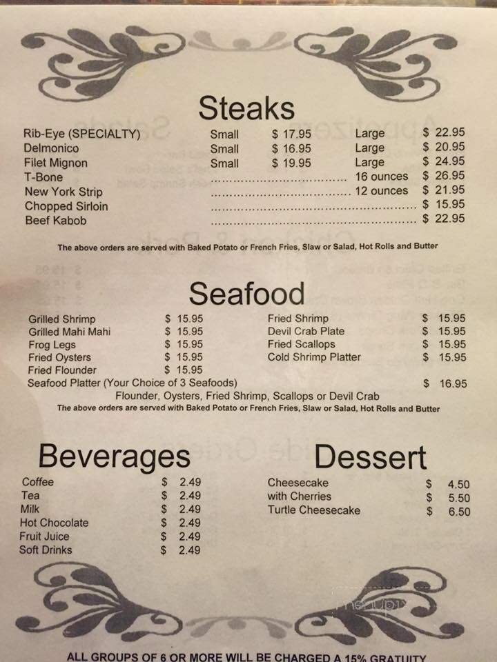 Carolina Restaurant & Steak - Chesterfield, SC