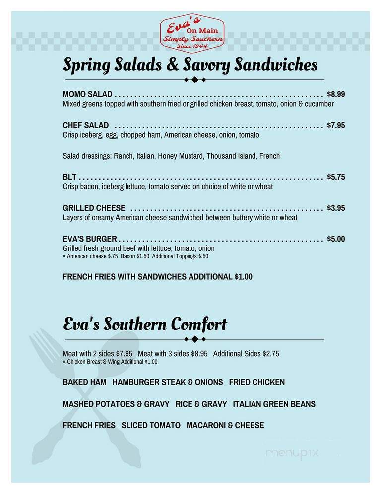 Eva's Restaurant - Summerville, SC