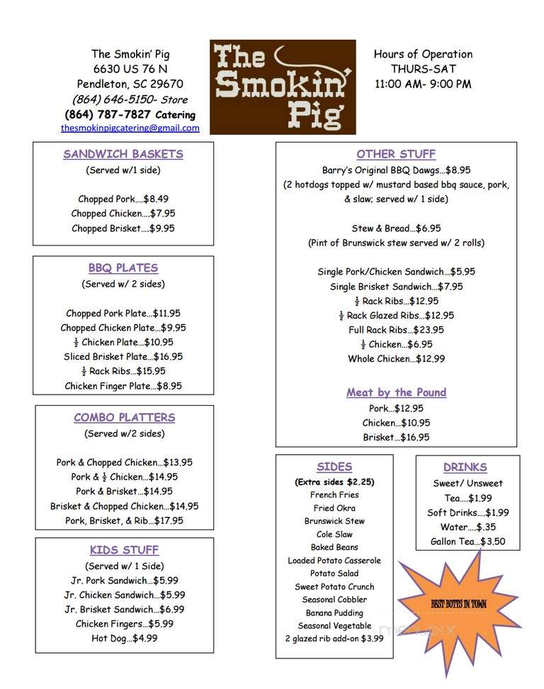 Smokin Pig - Anderson, SC