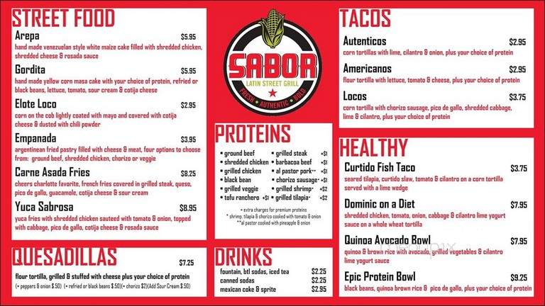 Sabor Latin Street Grill - Indian Trail, NC