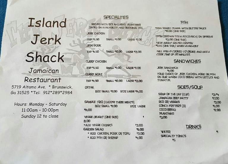 Jerk Shack - Brunswick, GA