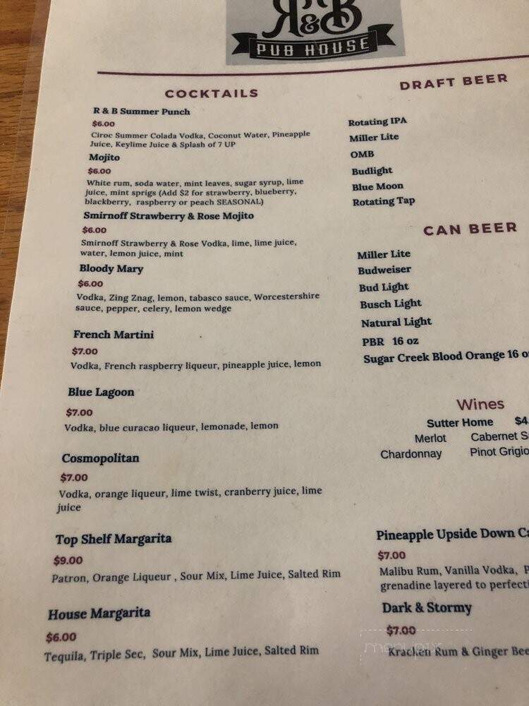 R & B Pub House - York, SC