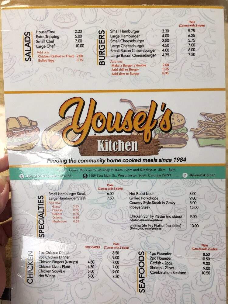 Yousef's Kitchens - Westminster, SC