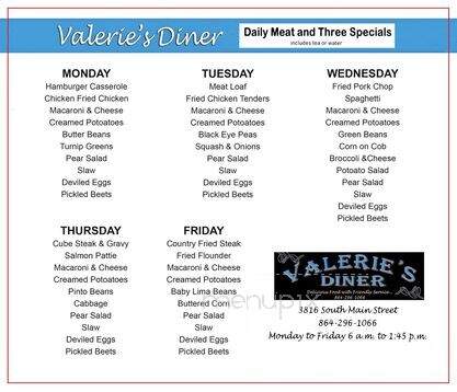 Valerie's Diner - Anderson, SC