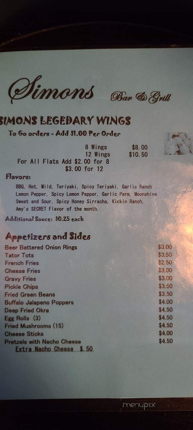 Simon's Bar & Grill - Anderson, SC