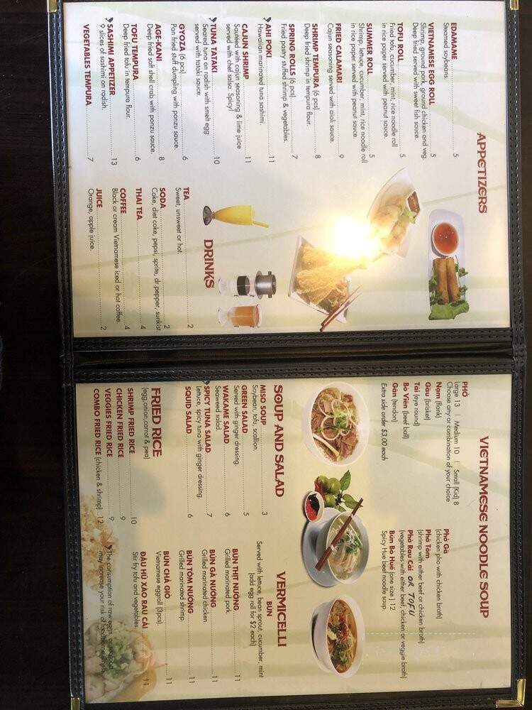 Pho and sushi - Tega Cay, SC