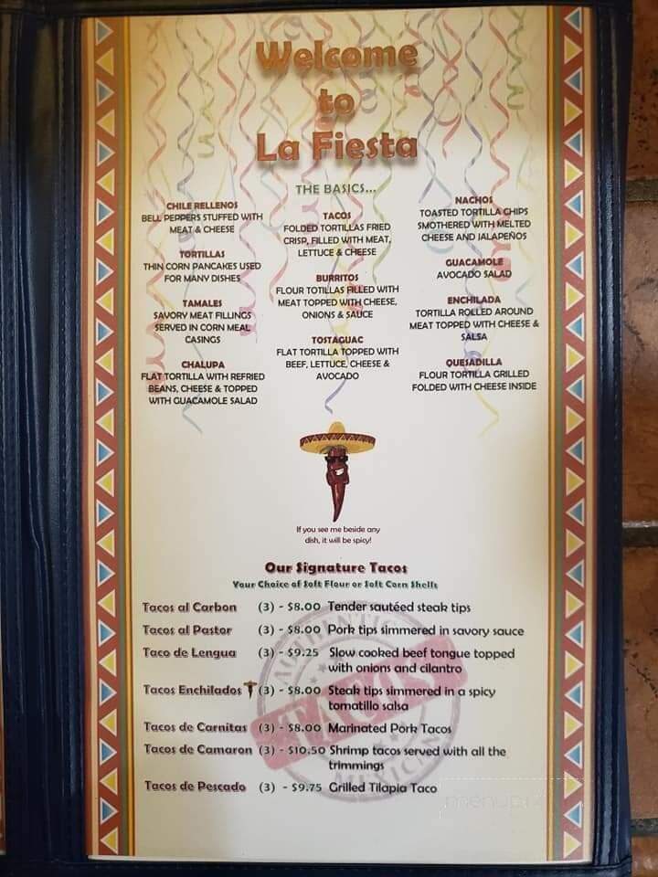 La Fiesta Mexican Restaurant - Camden, SC