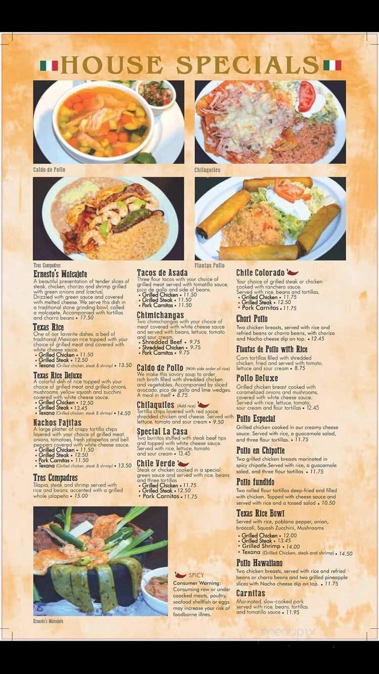 Ernesto's Mexicsn Restauraunt - Greenwood, SC