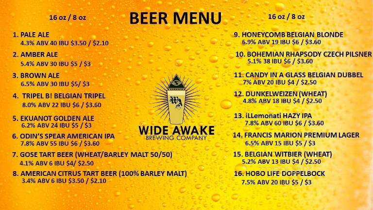 Wide Awake Brewing Company - Summerville, SC