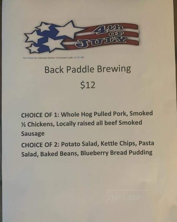 Back Paddle Brewing - Lincolnton, GA