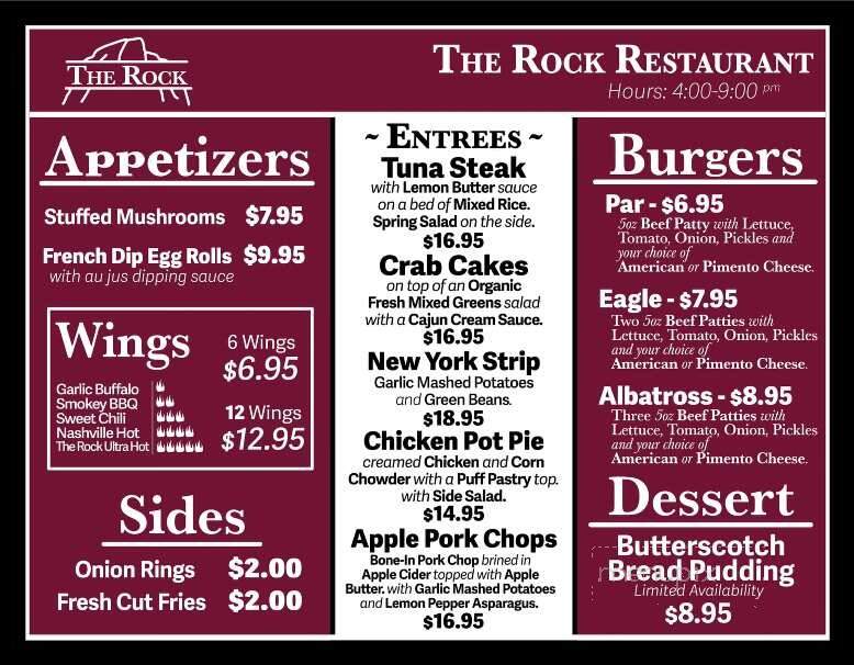 The Rock Restaurant & Bar - Pickens, SC