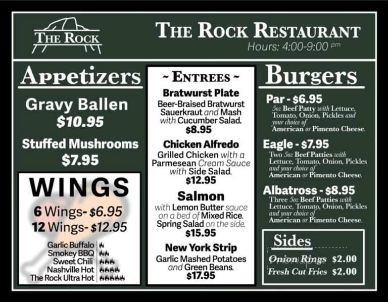 The Rock Restaurant & Bar - Pickens, SC