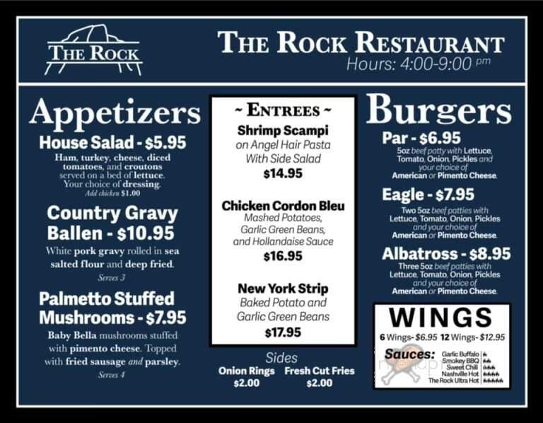 The Rock Restaurant & Bar - Pickens, SC