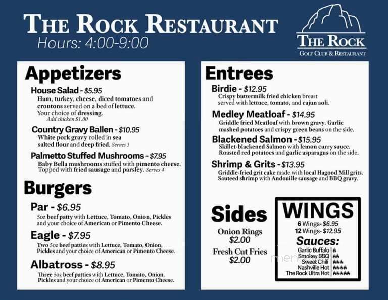 The Rock Restaurant & Bar - Pickens, SC