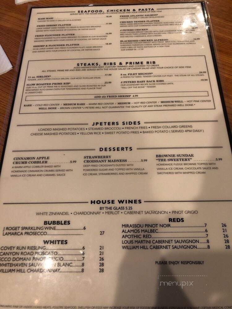 J Peters Grill & Bar - Lavonia, GA