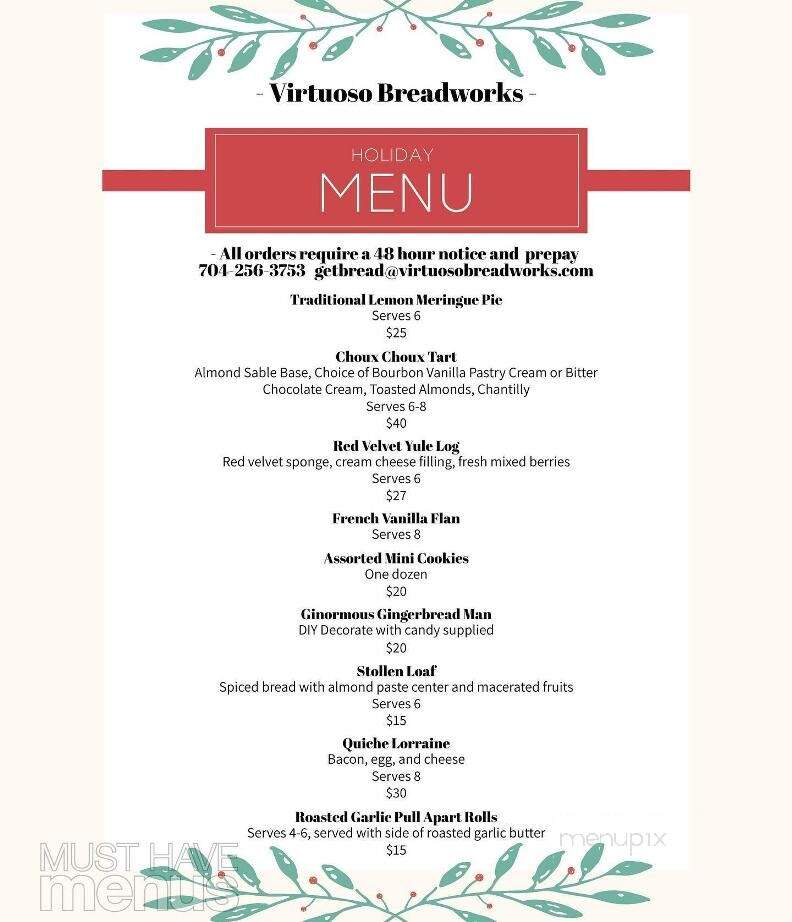 Virtuoso Breadworks - Waxhaw, NC