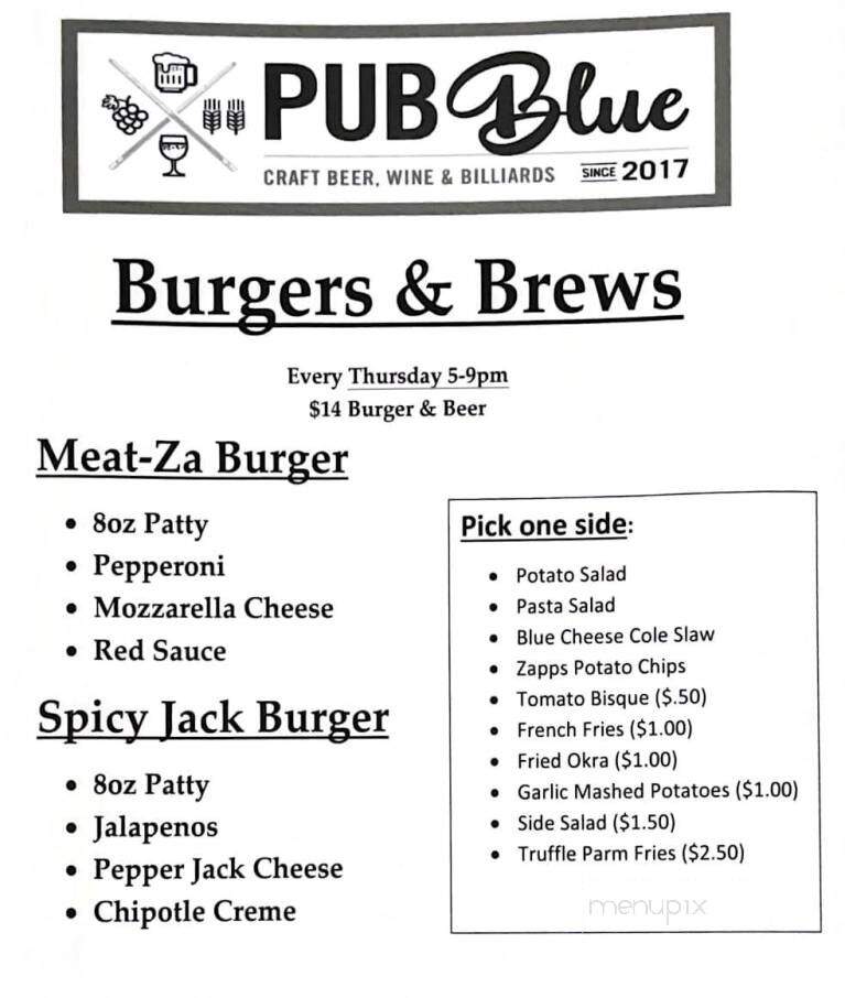 Pub Blue - Seneca, SC