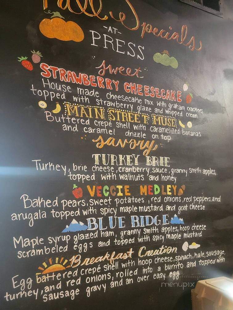 Press Coffee+Crepes - Graham, NC