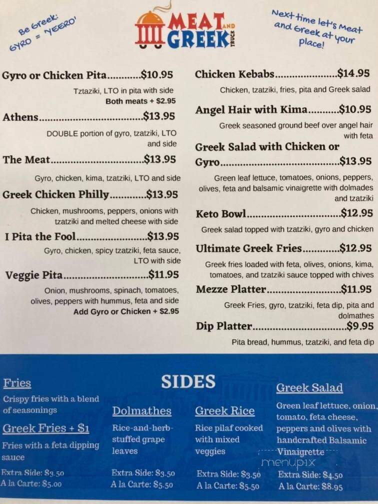 Meat and Greek Truck - Southern Pines, NC