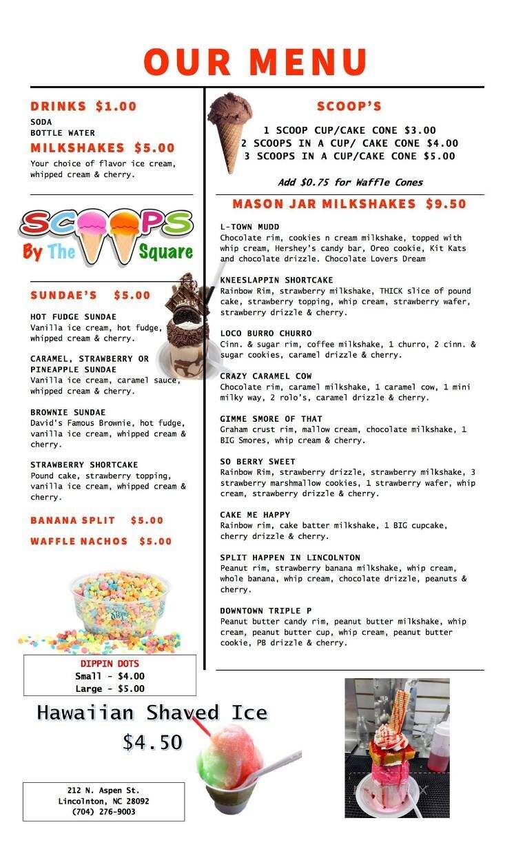 Scoop's by the Square - Lincolnton, NC