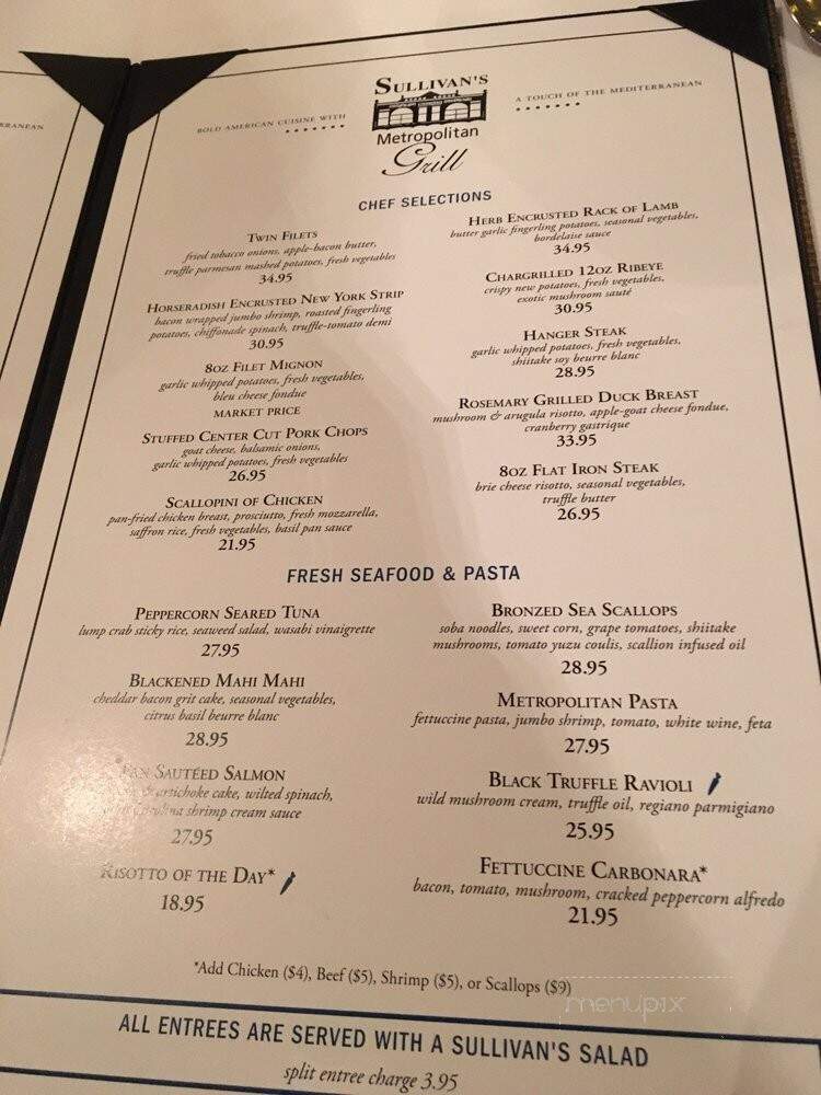 Sullivan's Metropolitan Grill - Anderson, SC