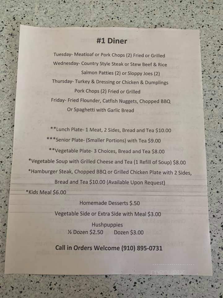 1 Diner - Rockingham, NC