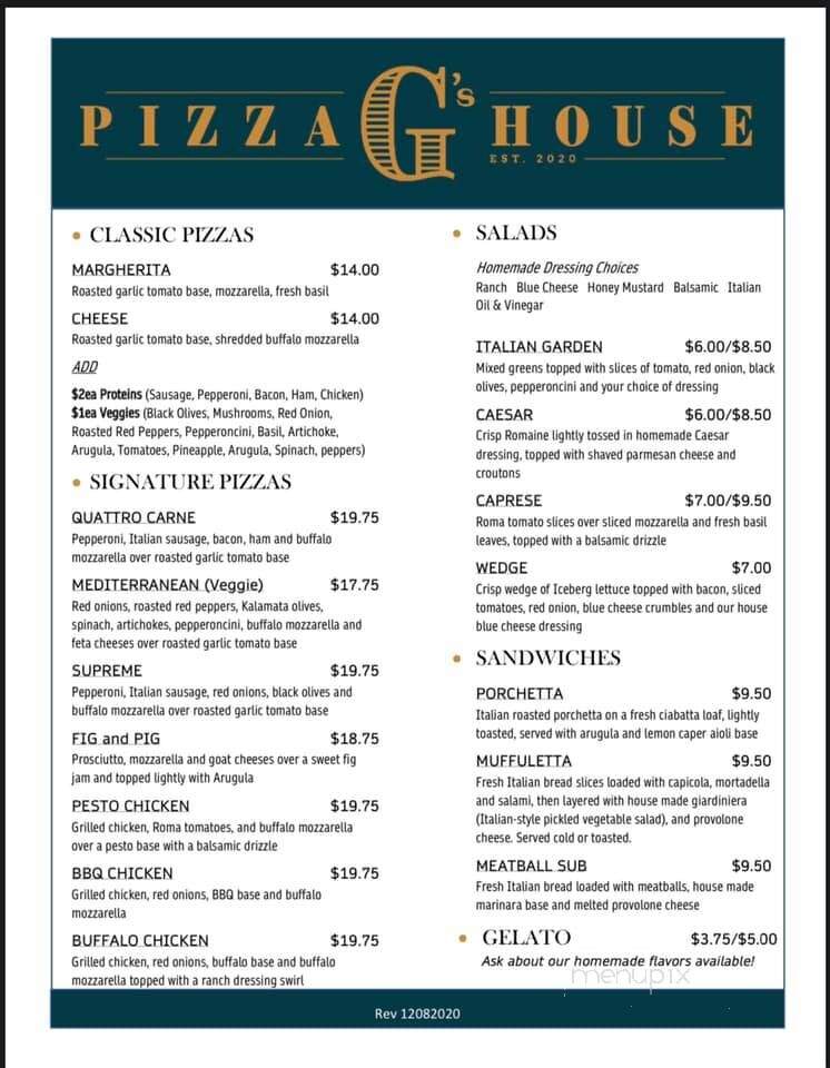 G's Pizza House - Seneca, SC