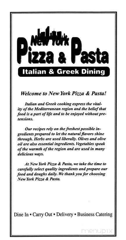 New York Pizza & Pasta - Greenwood, SC