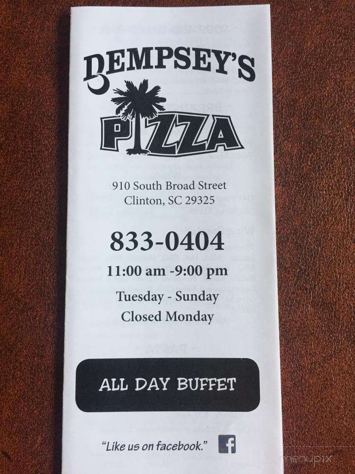 Dempsey's Pizza - Clinton, SC